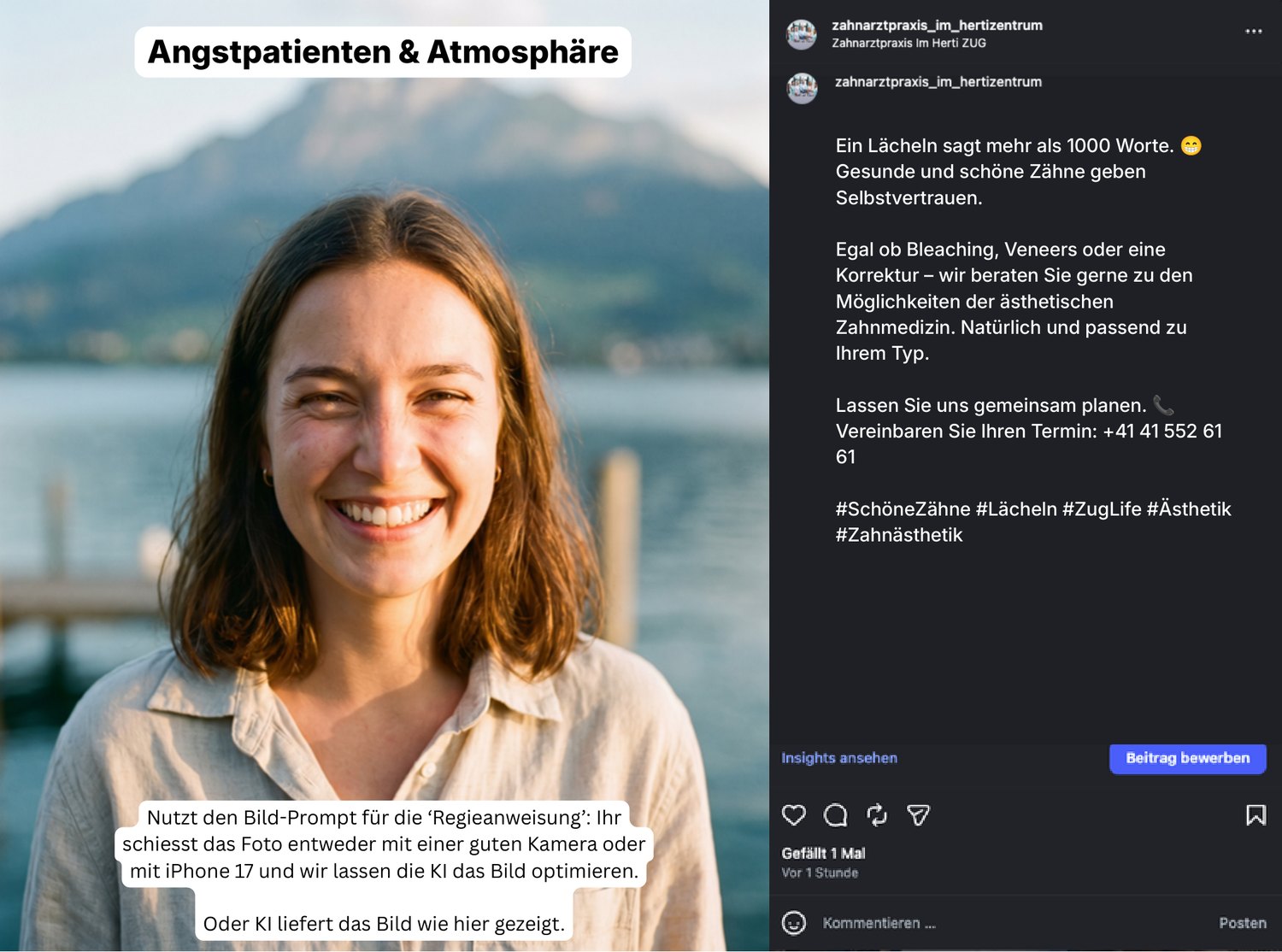 Post-Vorschlag 20 — Ästhetik-Beratung — die Bild-Variante.