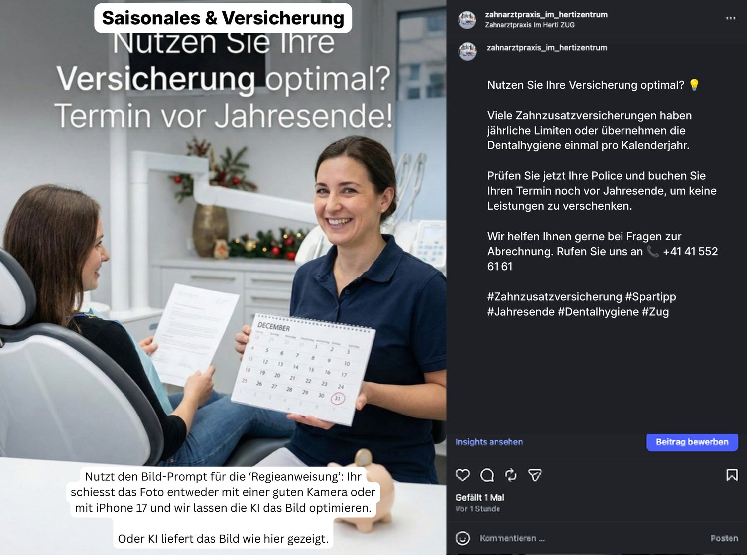 Post-Vorschlag 24 — Versicherungs-Motiv — die Bild-Variante.